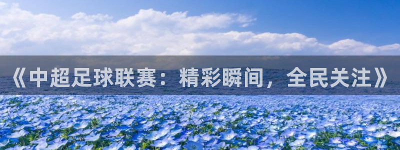 《中超足球联赛：精彩瞬间，全民关注》