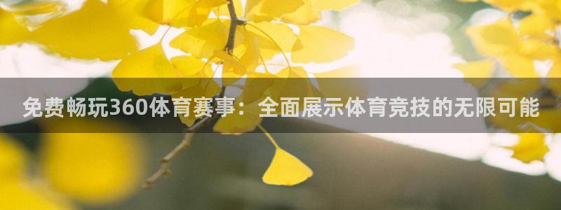 免费畅玩360体育赛事：全面展示体育竞技的无限可能