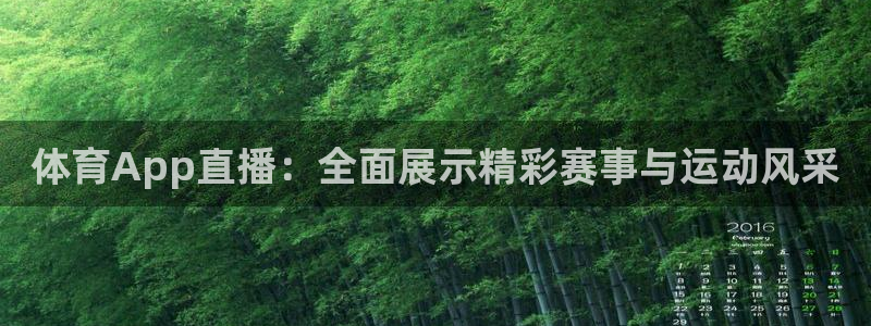 体育App直播：全面展示精彩赛事与运动风采