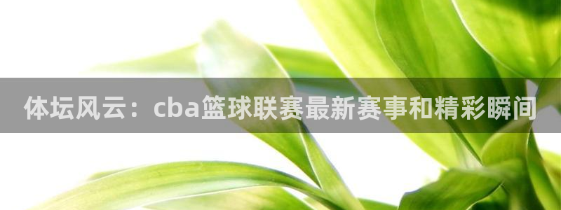 体坛风云：cba篮球联赛最新赛事和精彩瞬间